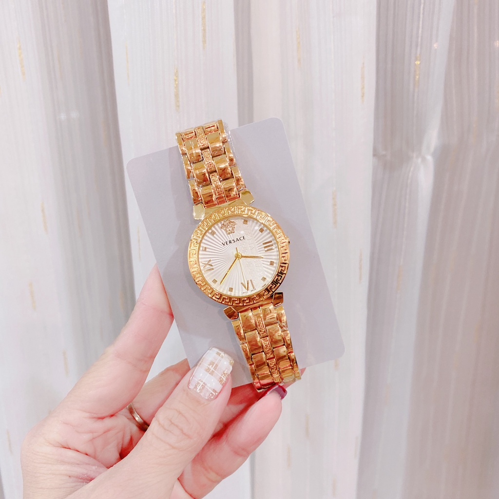 Đồng Hồ Nữ Chống Nước, Đồng Hồ Đeo Tay Versace Thời Trang Dây Thép Không Gỉ Cao Cấp Cực Đẹp | BigBuy360 - bigbuy360.vn