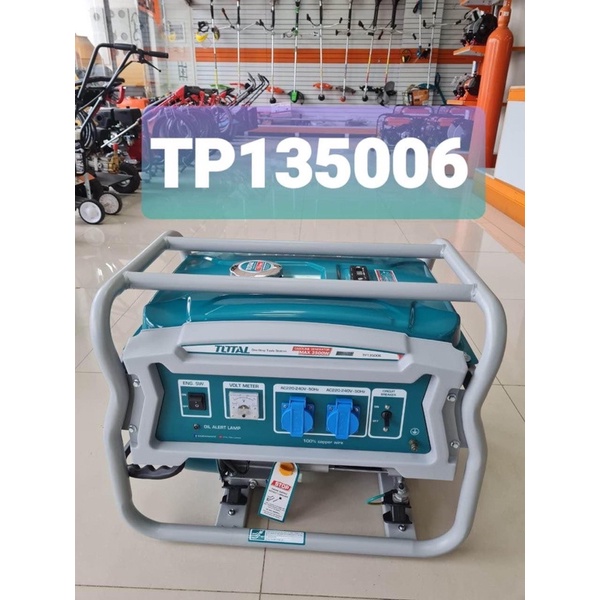 TOTAL MÁY PHÁT ĐIỆN DÙNG XĂNG 3.5 KW TP135006 (Cam kết Chính Hãng 100%)