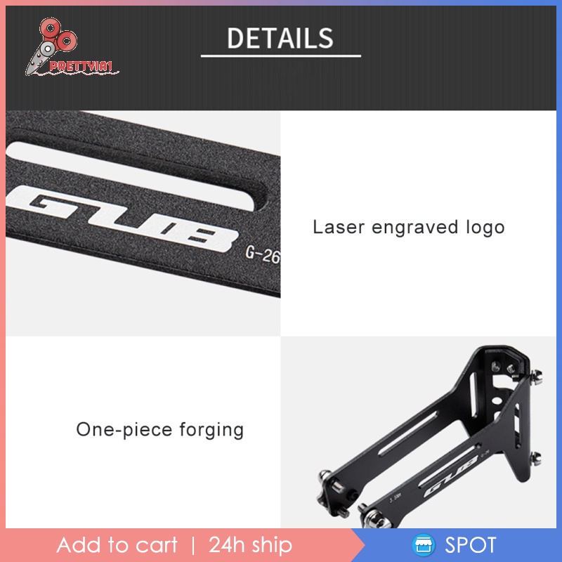 Giá Đôi Gắn Bình Nước Xe Đạp Prettyia1