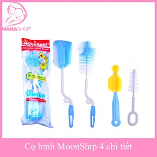 Bộ cọ bình 4 chi tiết xoay 360 độ MoonShip