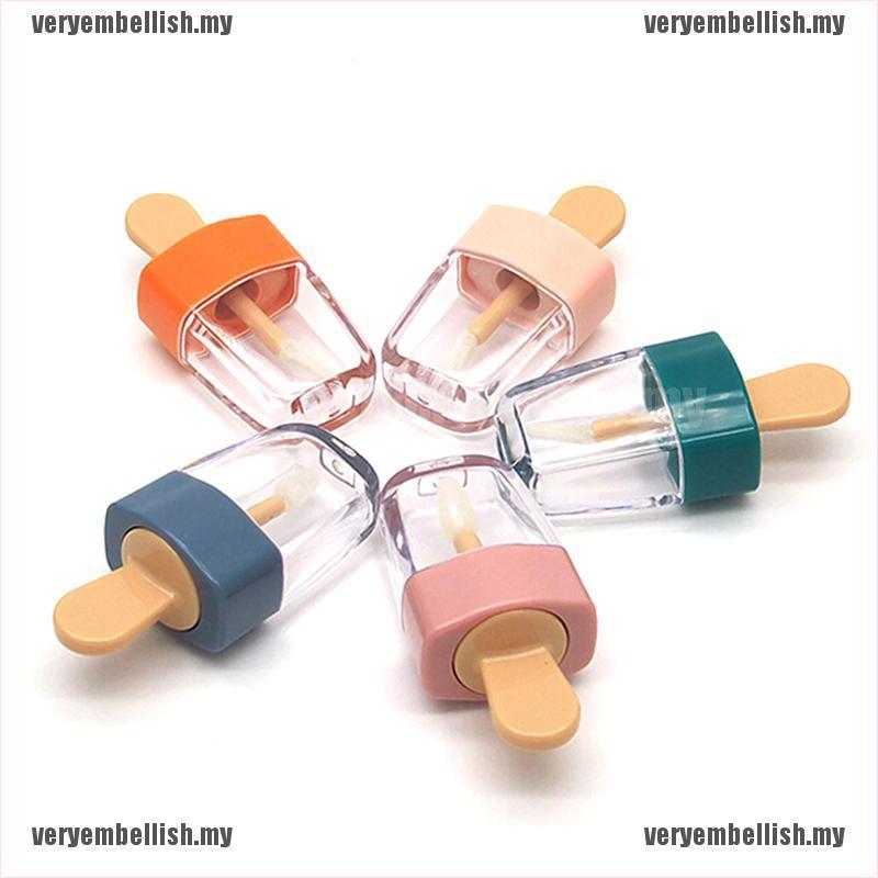 (hàng Mới Về) Thỏi Son Rỗng Hình Que Kem 6ml Tiện Dụng