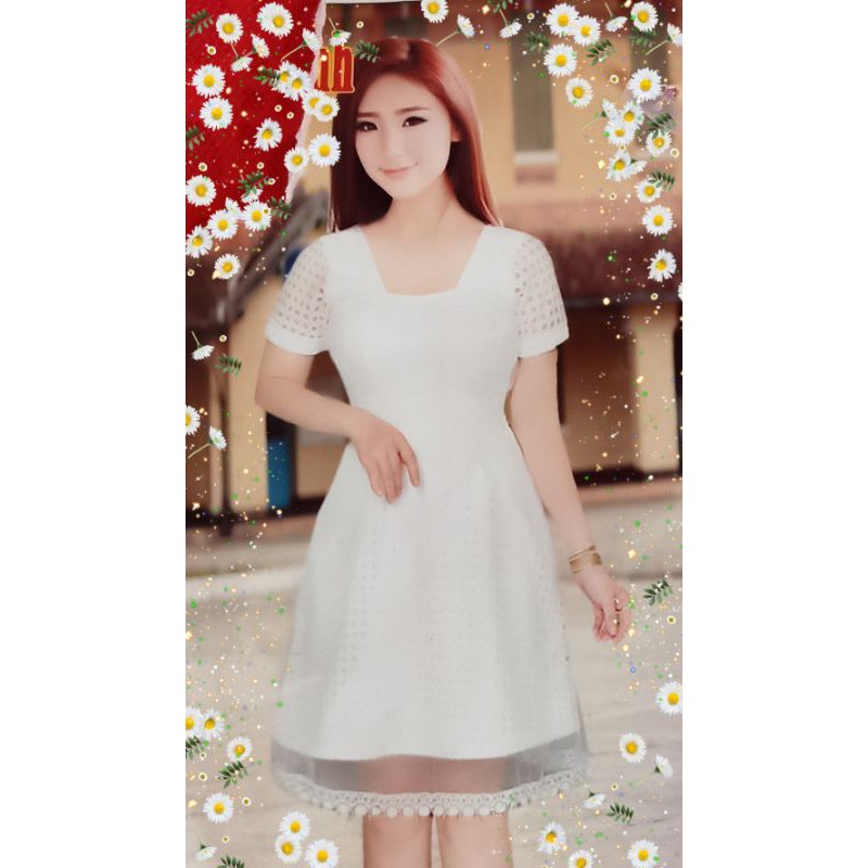 đầm dự tiệc dáng xoè
