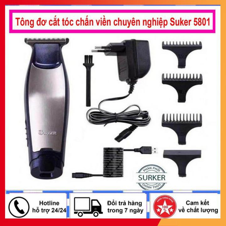 Tông đơ bấm viền đẳng cấp SUKER 5801 cho đường viền sắc nét "