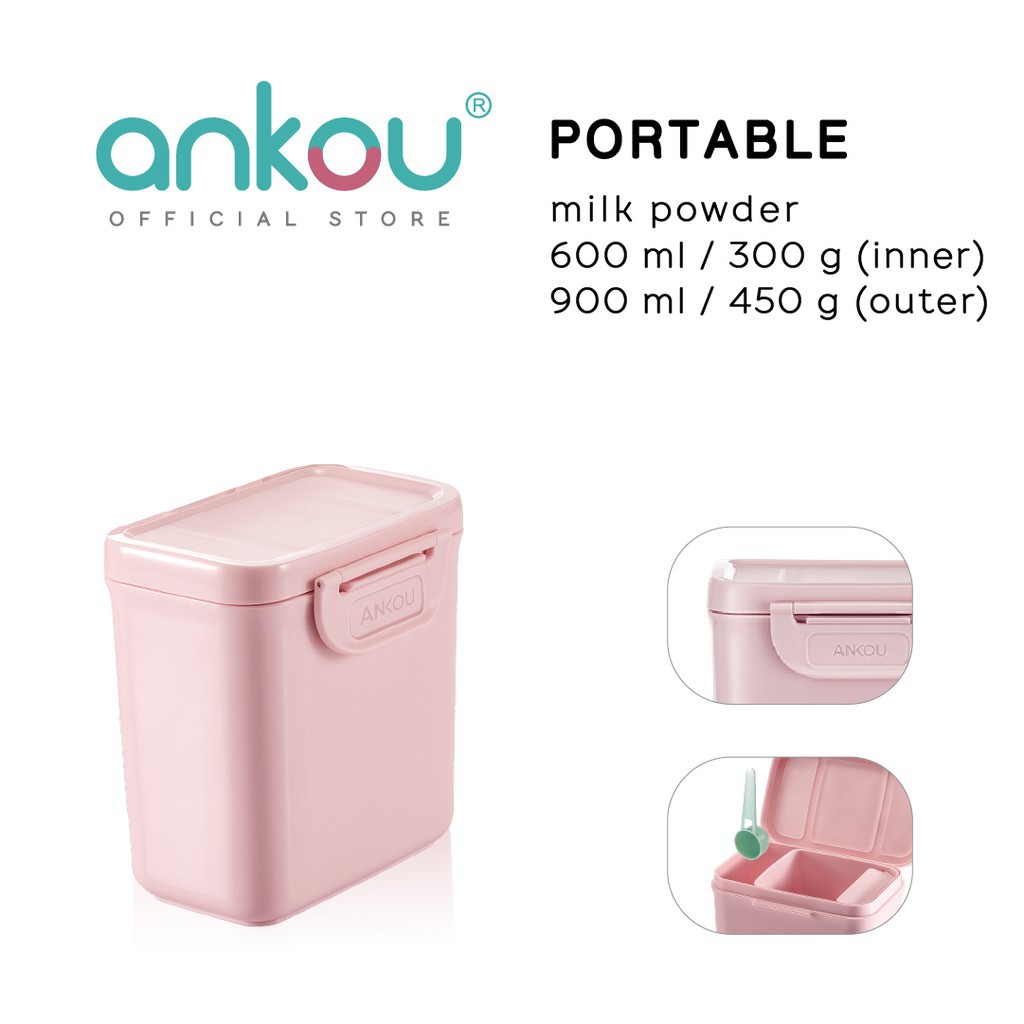 ANKOU Hộp Đựng Sữa Bột Mini Cầm Tay Tiện Lợi | BigBuy360 - bigbuy360.vn