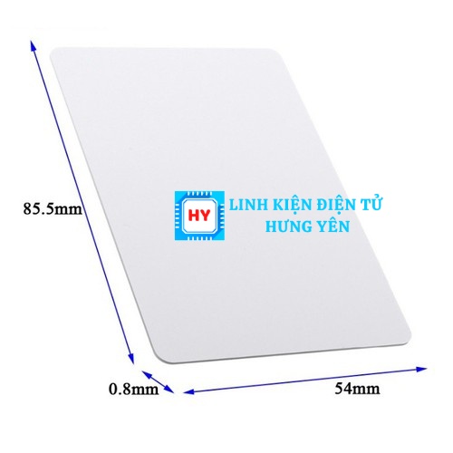 Thẻ cảm ứng từ RFID 125kHz và NFC 13.56MHz (Thẻ nhân viên, thang máy, gửi xe) [ID cố định, không trùng, không copy đc]