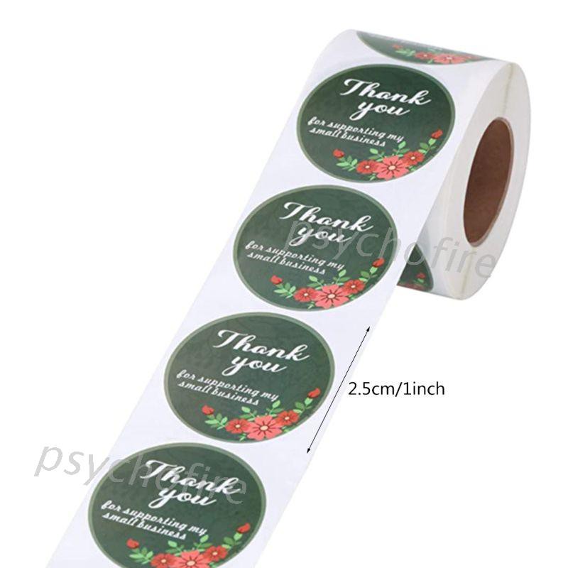 Set 500 Sticker Dán Chữ Thank You