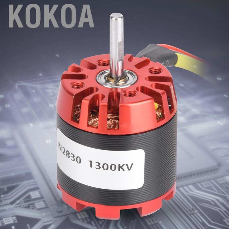 Kokoa N2830 1300KV RC Motor External Rotor Brushless for A2212 4-axis Aircraft