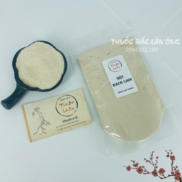 Bột Bạch Linh 500g (Bột Bạch Phục Linh Nguyên Chất)