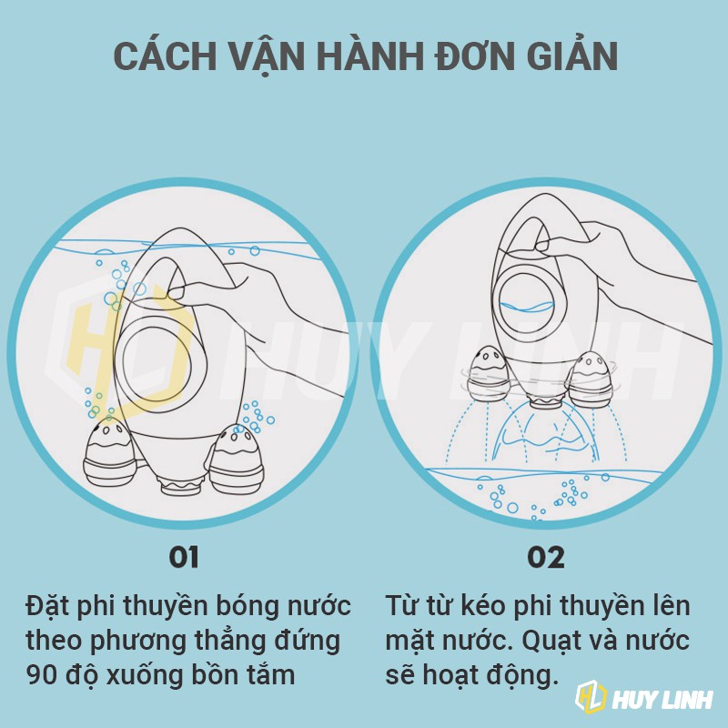 Đồ chơi Máy bay phun nước cho bé khi tắm hình tên lửa HL797