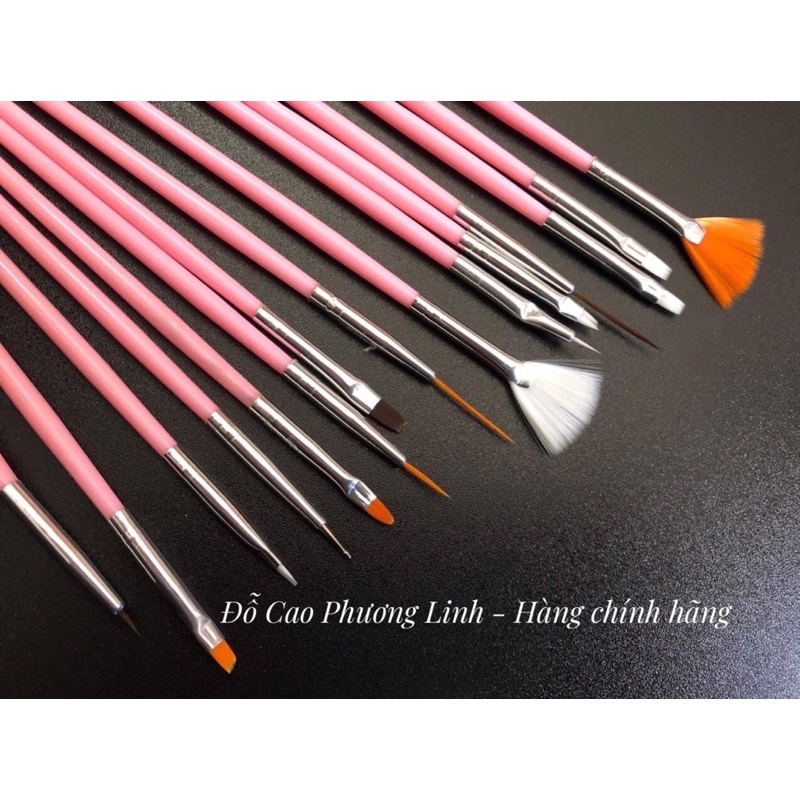 Set cọ làm nail 15 cây , set cọ vẽ full các dáng