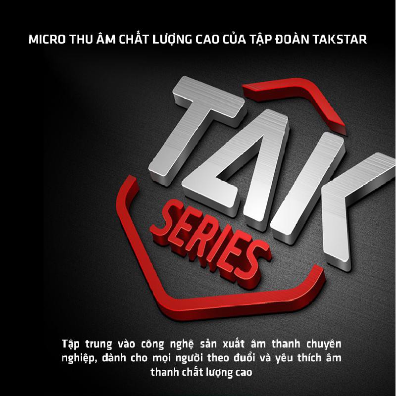 (FREESHIP)TẶNG CÁP IPHONE Micro thu âm TAKSTAR TAK35 hát karaoke, livestream, bán hàng, thu âm, BẢO HÀNH 12 THÁNG