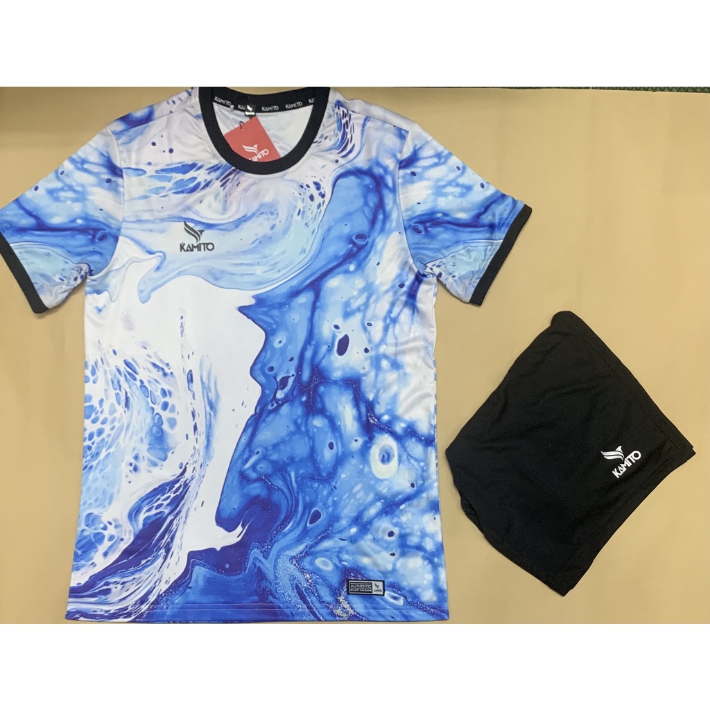 Bộ Quần Áo Bóng Đá Kamito Chất Liệu Cao Cấp Thoáng Mát Hút Ẩm Cao Bay Hơi Nhanh Thoải Mái Khi Đá Bóng Tập Luyện Thể Thao