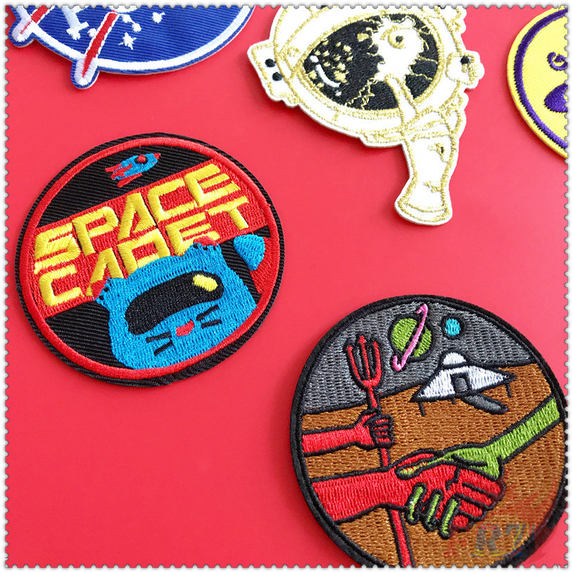 ✿ VSCO：Space Punk Iron-on Patch ✿ 1Pc Diy Embroidery Patch Iron on Sew on Badges Patches