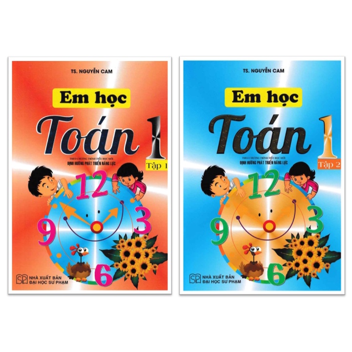 Sách - Combo Em Học Toán 1 (Theo Chương Trình Tiểu Học Mới Định Hướng Phát Triển Năng Lực)