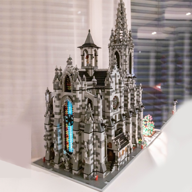 Đồ chơi trẻ em cho bé figure mô hình lego lắp ráp trưng bày deocor thông minh cao cấp giá rẻ xe kiến trúc nhà thờ lớn 9a