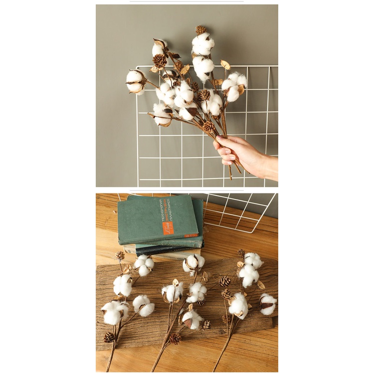 Hoa cotton diy trang trí nhà cửa sáng tạo