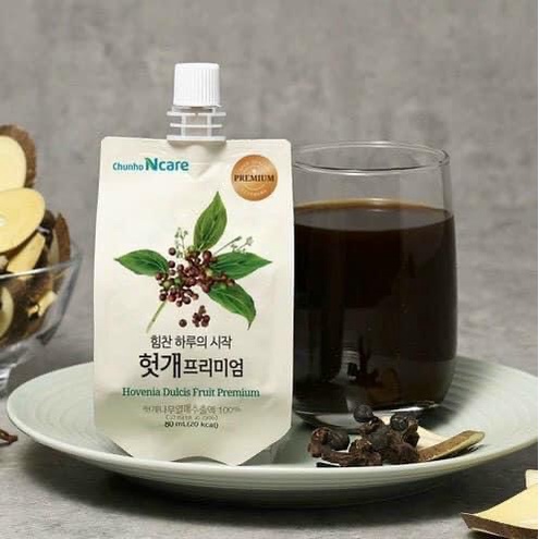 Hồng Sâm Nho Khô Chunho Nare Cho Nam - Hộp 30 Gói. Giúp Thải Độc Cơ Thể