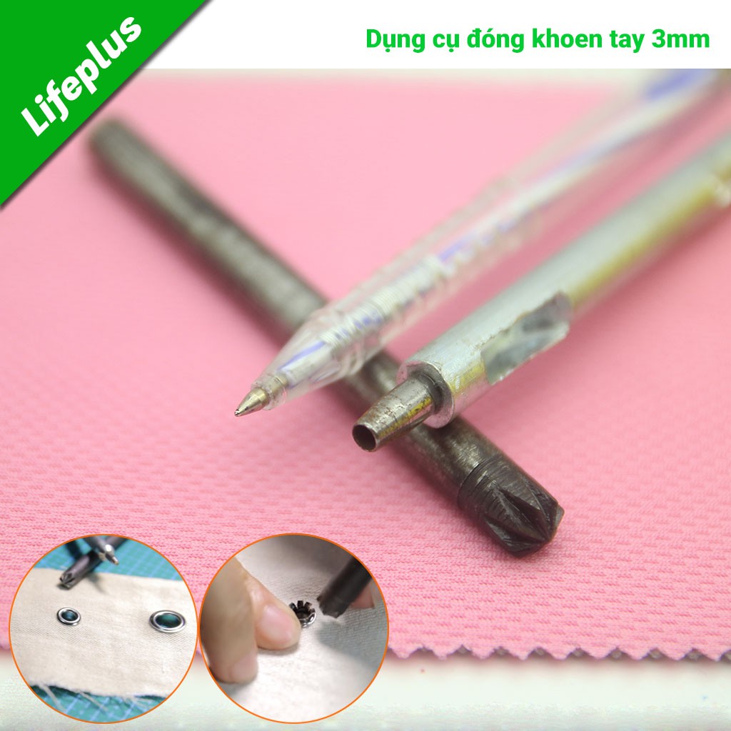 Bộ dụng cụ đóng khoen ore mắt cáo 3mm