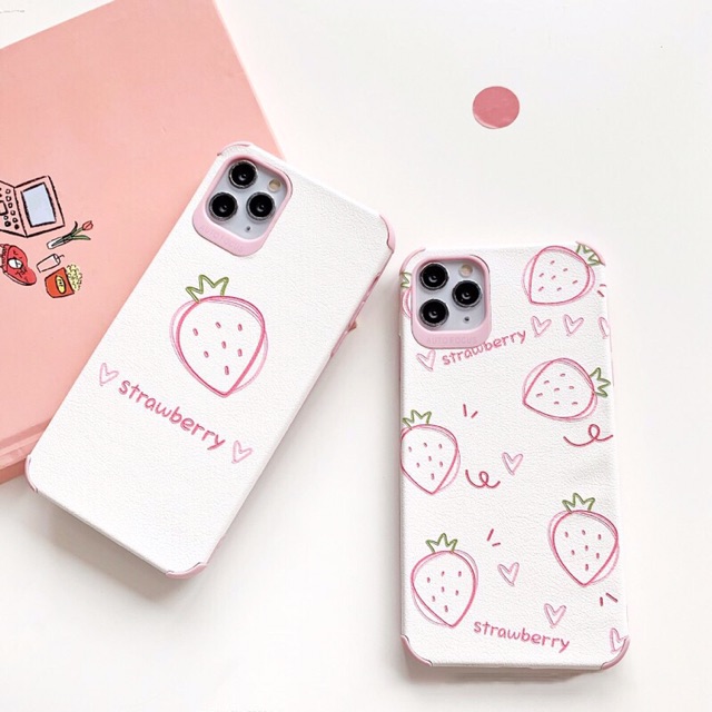 Ốp Quả dâu tây 5/5s/6/6s/6plus/6splus/7/8/7plus/8plus/X/Xs/Xsmax/11/11Promax / Mily store