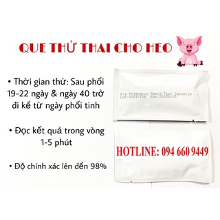 Que thử thai heo