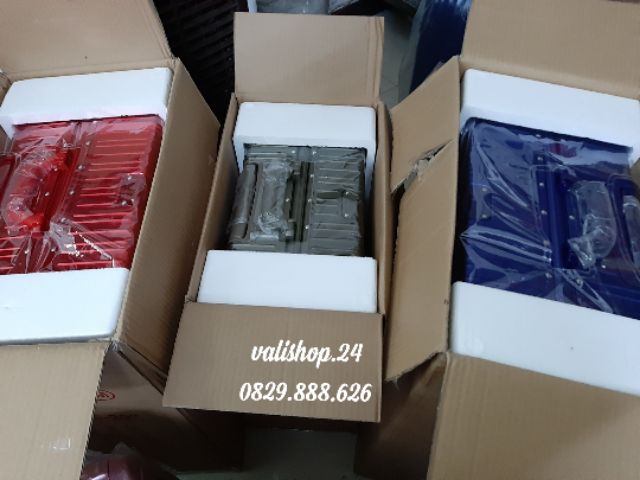 Vali nhôm nguyên khối - tặng kèm bọc vali trong - Bảo hành 10 năm