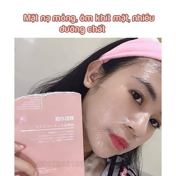 Mặt nạ nhau thai cừu Nhật Bản/ Mặt Nạ Tế Bào Gốc Nhau Thai Cuống Rốn Rwine Beauty