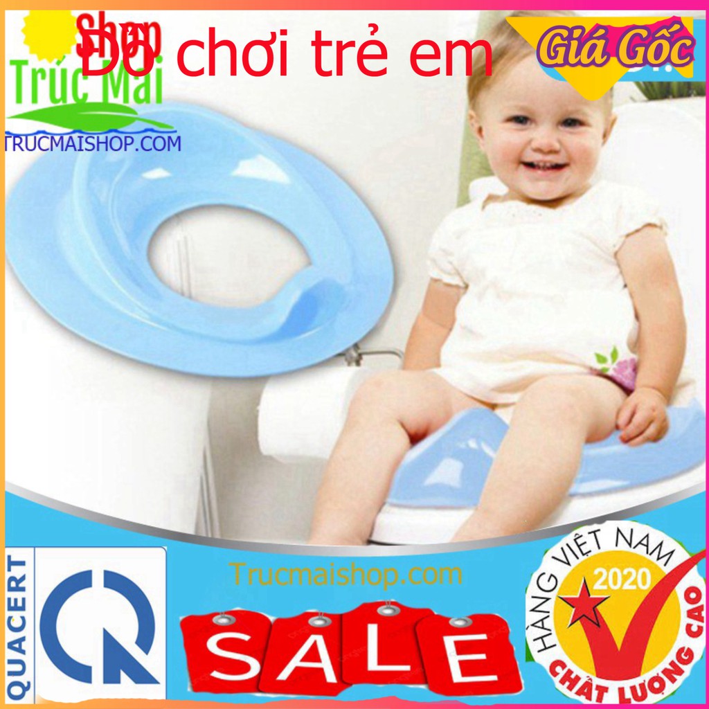 [Giá Xưởng] Kệ ngồi toilet cho bé - Miếng lót thu nhỏ bồn cầu nhựa Việt Nhật