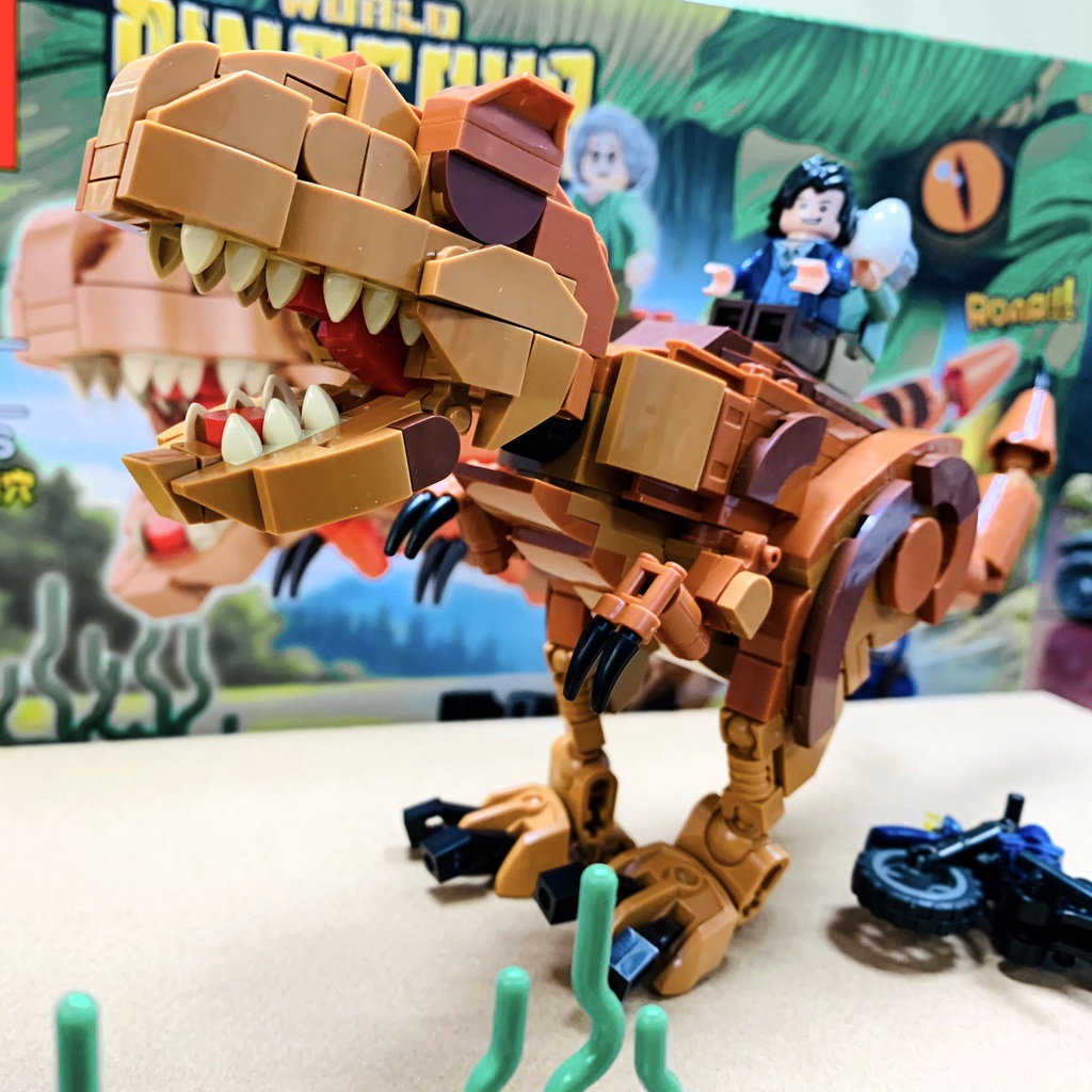 Đồ chơi lắp ráp hình khủng long bé trai và bé gái an toàn BBT GLOABL