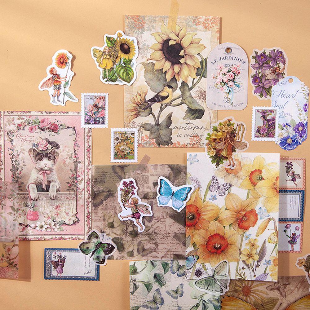 Giấy Dán Ghi Chú Trang Trí Sổ Tay Phong Cách Vintage