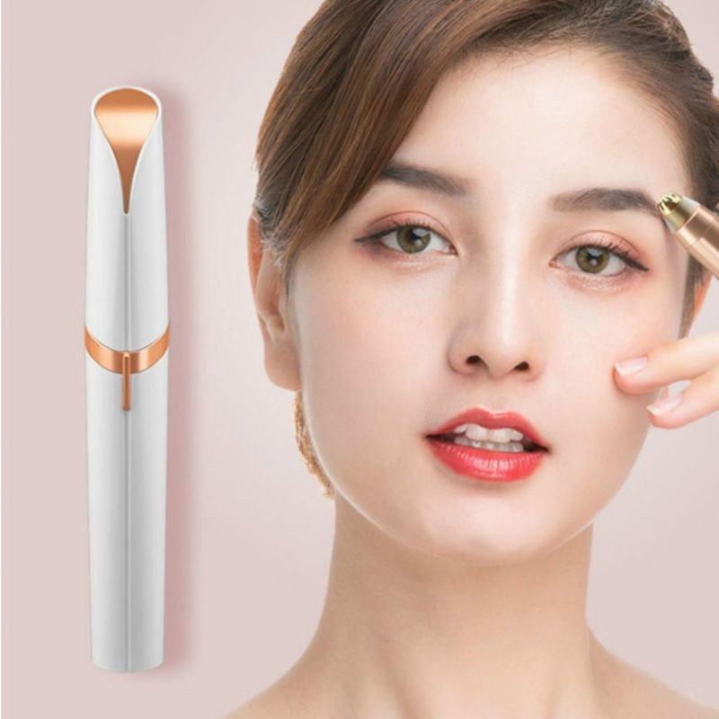 Bút tỉa lông mày sạc điện cao cấp đa năng thông minh dùng pin tiện lợi với lưỡi cạo 360 tạo kiểu chân mày theo ý muốn