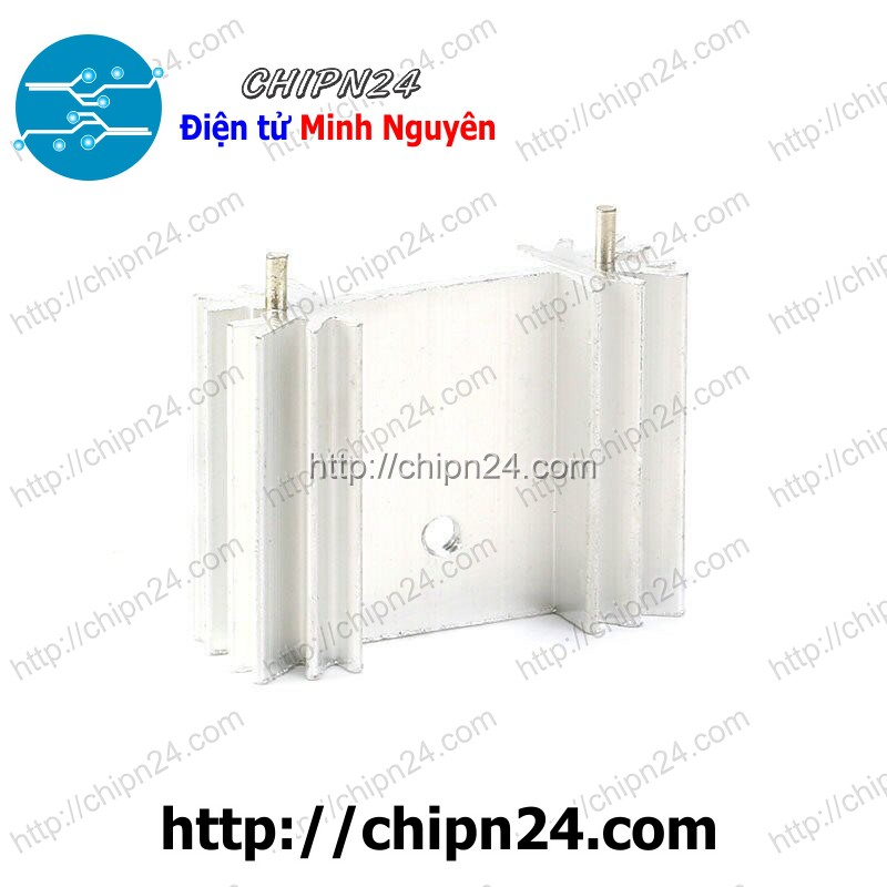 [2 CÁI] Tản nhiệt TN21 34x25x12MM TRẮNG