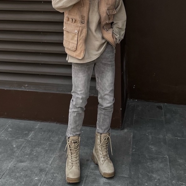 QUẦN JEANS NAM XÁM CO GIÃN 4 CHIỀU DÀY DẶN HÀNG VNXK PON.MENS