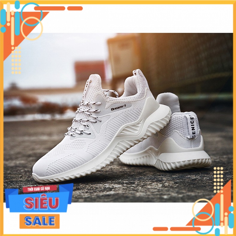 Giày nam sneaker, giày thể thao nam siêu nhẹ GN319 | BigBuy360 - bigbuy360.vn