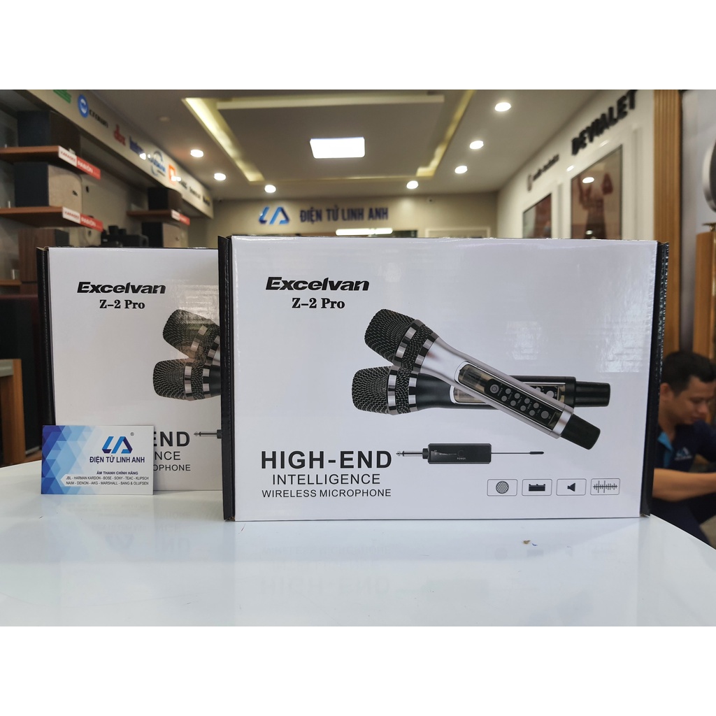 Mic Karaoke không dây Excelvan Z2 Pro