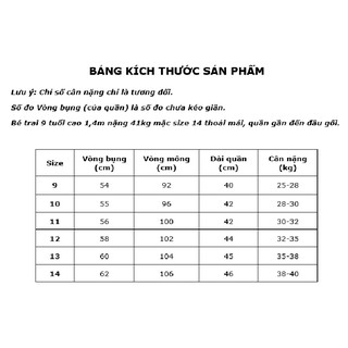 Quần lửng linen in hình cho bé trai (25-40kg)