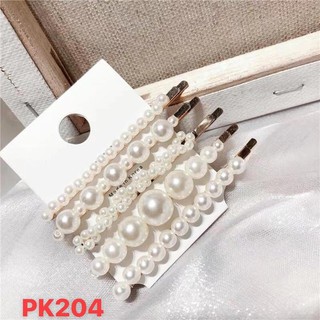 Set 5 kẹp tóc ngọc trai nhân tạo