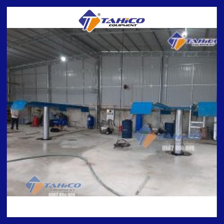 Cầu nâng 1 trụ rửa xe ô tô Ấn Độ SHARK lắp nổi - bảo hành 5 năm - Tahico