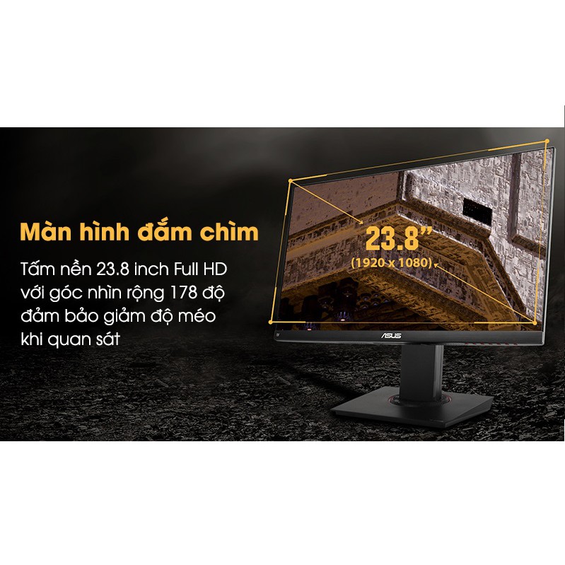 Màn Hình Game ASUS VG249Q 23.8 inch IPS 144Hz 1ms MPRT FreeSync Premium, FHD