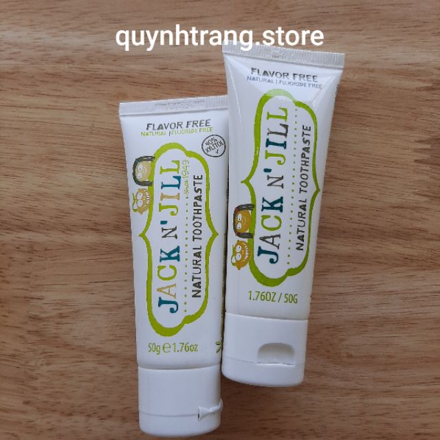 Kem đánh răng hữu cơ Jack n Jill Organic Úc cho bé