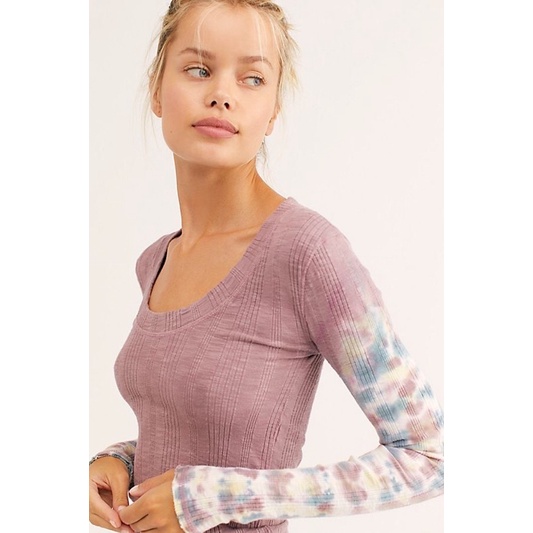 Áo thun dài tay mặc thu đông FreePeople hàng xuất khẩu