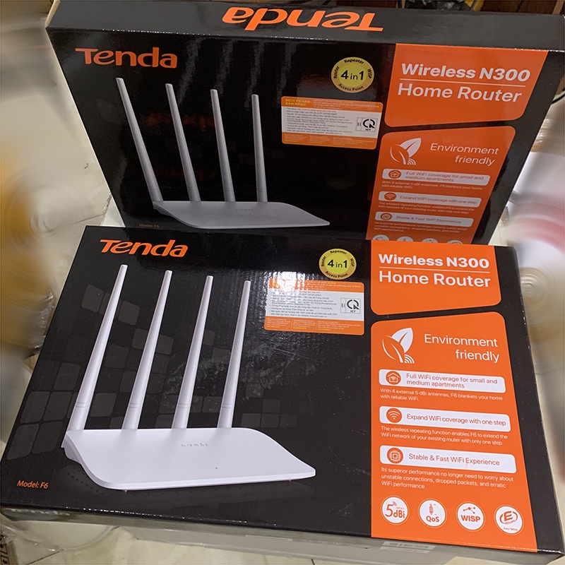 Bộ Phát Wifi Xuyên Tường Tenda AC5 V3 4 Râu  Màu Trắng ,Tenda AC7 5 Râu Chuẩn AC1200Mbps, Tenda N301 - Hàng Chính Hãng