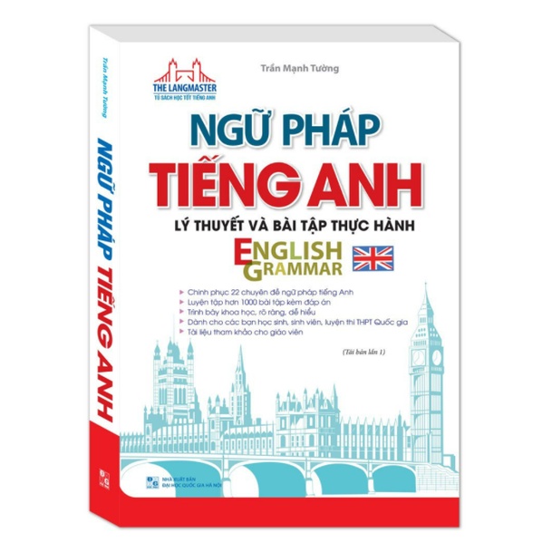 Sách - Combo Ngữ pháp tiếng Anh lý thuyết và bài tập thực hành(màu) + 3500 từ vựng tiếng Anh theo chủ đề (đen trắng)