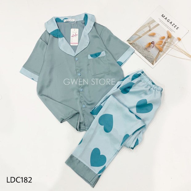 ĐỒ BỘ PIJAMA LỤA SATIN CAO CẤP NỮ | BigBuy360 - bigbuy360.vn