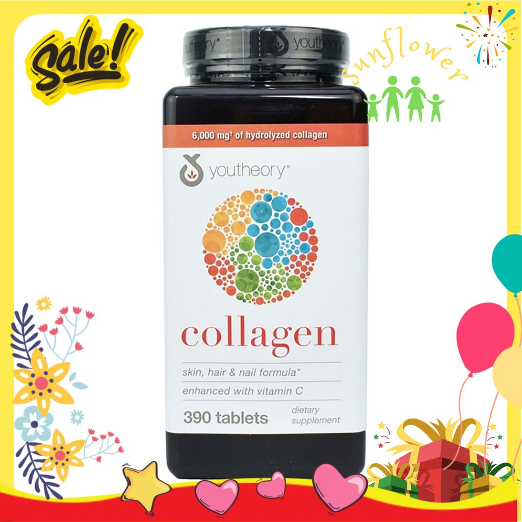 Youtheory Collagen Advanced with Vitamin C 290Viên