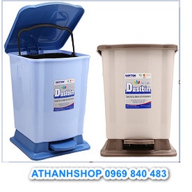 THÙNG ĐỰNG RÁC NHỰA BẬT CHÂN CÓ NẮP ĐẬY DUY TÂN 4 CỠ: NHÍ, NHỎ, TRUNG, ĐẠI