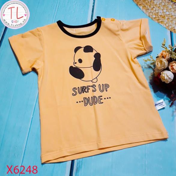 Thời trang trẻ em - Bộ áo quần thun ngắn cho bé hình gấu panda - Quần áo bé trai - Bộ bé trai - Quần áo bé gái - Bộ bé g