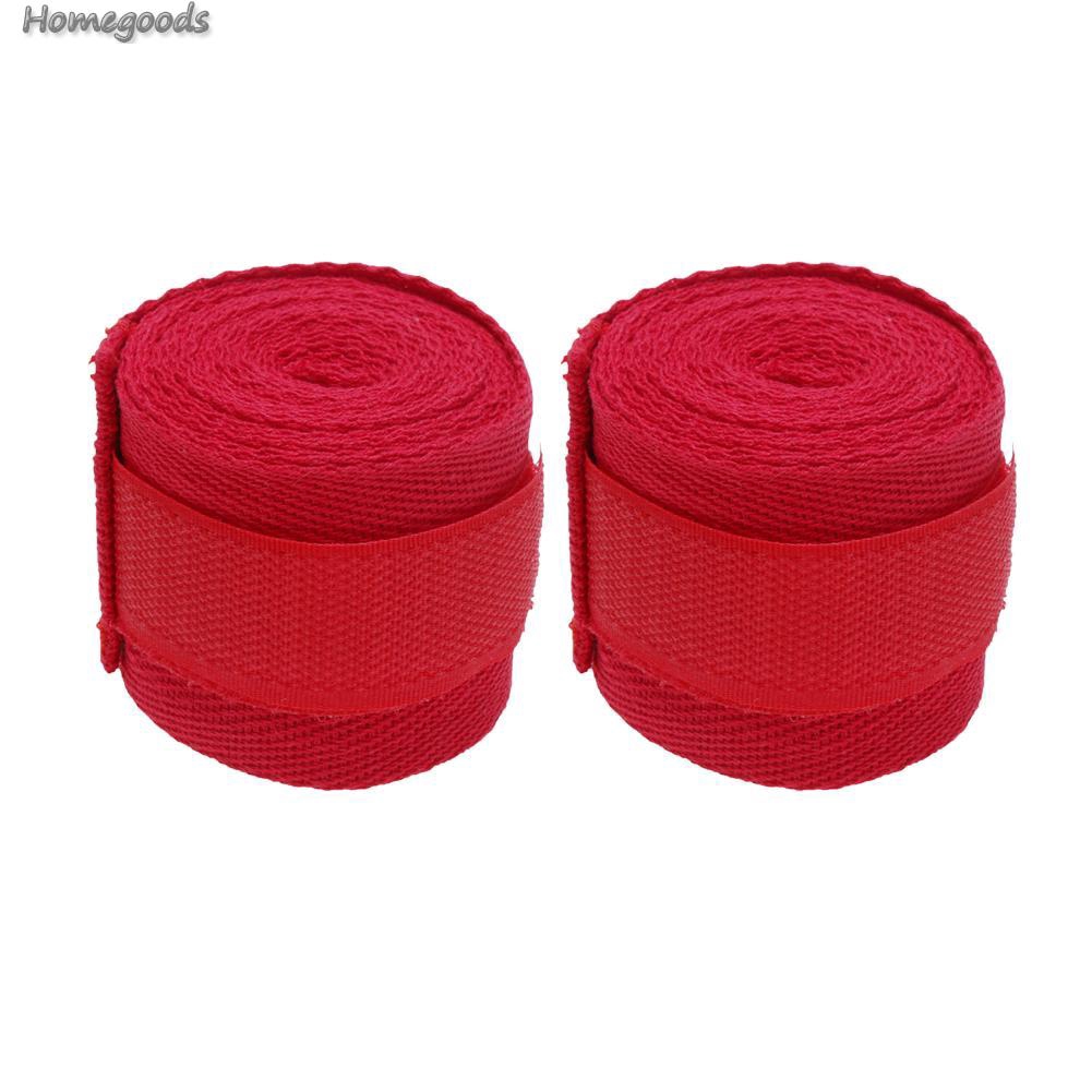 [Giá Sỉ] 2 băng cotton 2.5m quấn cổ tay dùng để chơi thể thao Kick Boxing Taekwondo MMA