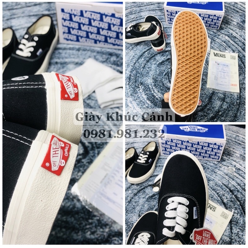 Giày Vans Claisc Lười Vault Đế Kem Nam Nữ | BigBuy360 - bigbuy360.vn