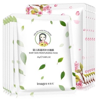 Lẻ 1 miếng mặt nạ trà xanh và hoa anh đào images
