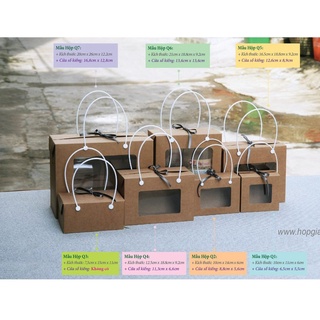 1 cái hộp giấy kraft đựng các loại hũ 400ml,500ml,800ml,1000ml,1200ml